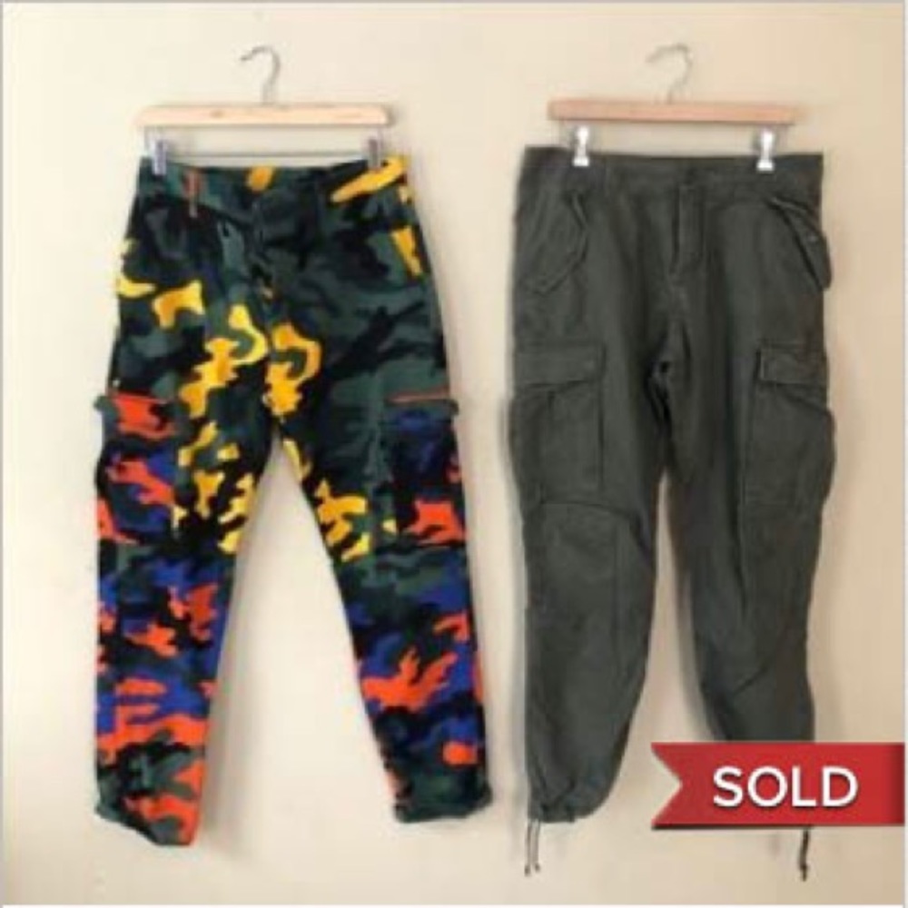 SOLD - Cargos pants 2 for the price of 1